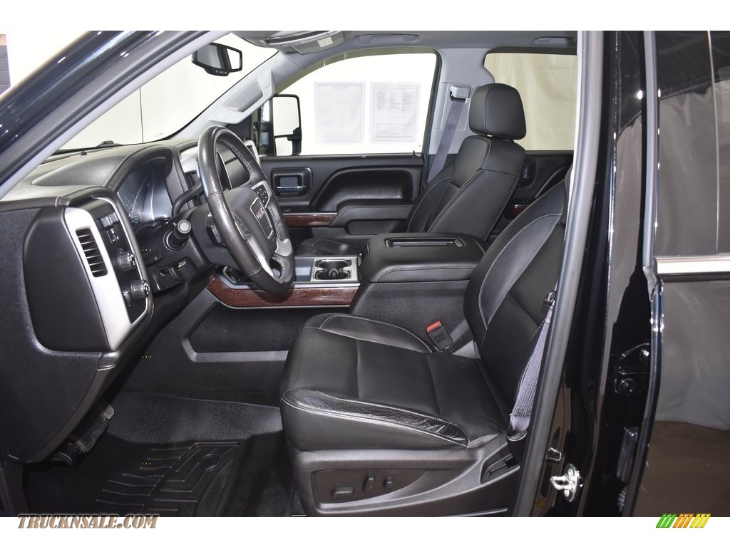2017 Sierra 1500 SLT Crew Cab 4WD - Onyx Black / Jet Black photo #7