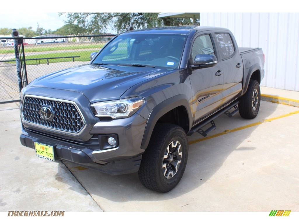 2019 Tacoma TRD Off-Road Double Cab 4x4 - Magnetic Gray Metallic / Black photo #4