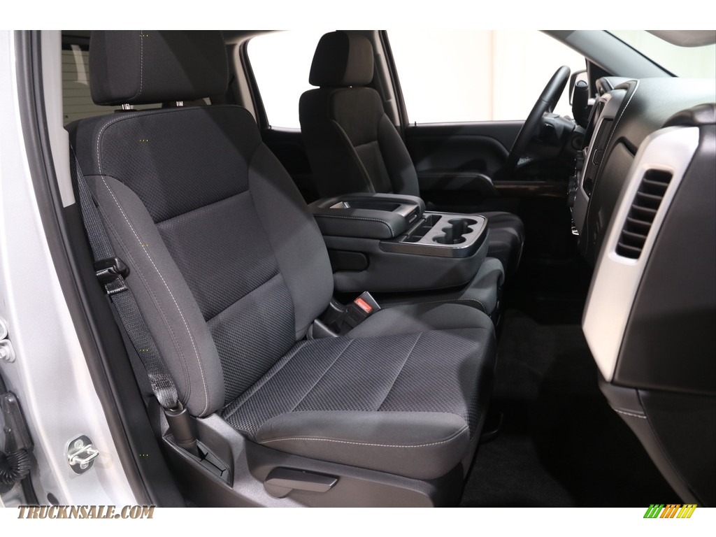 2018 Sierra 1500 SLE Double Cab 4WD - Quicksilver Metallic / Jet Black photo #15
