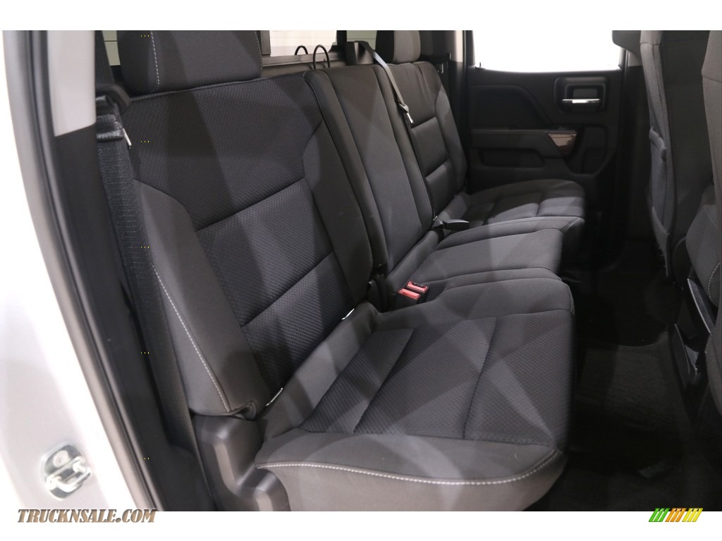 2018 Sierra 1500 SLE Double Cab 4WD - Quicksilver Metallic / Jet Black photo #16