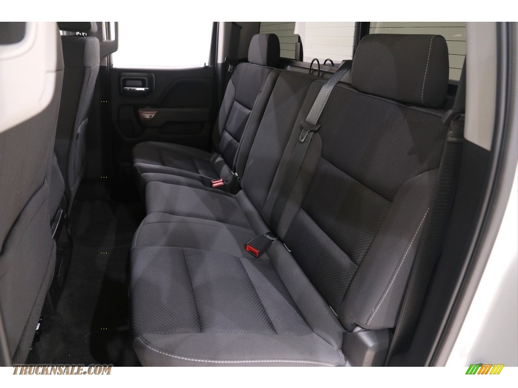 2018 Sierra 1500 SLE Double Cab 4WD - Quicksilver Metallic / Jet Black photo #17