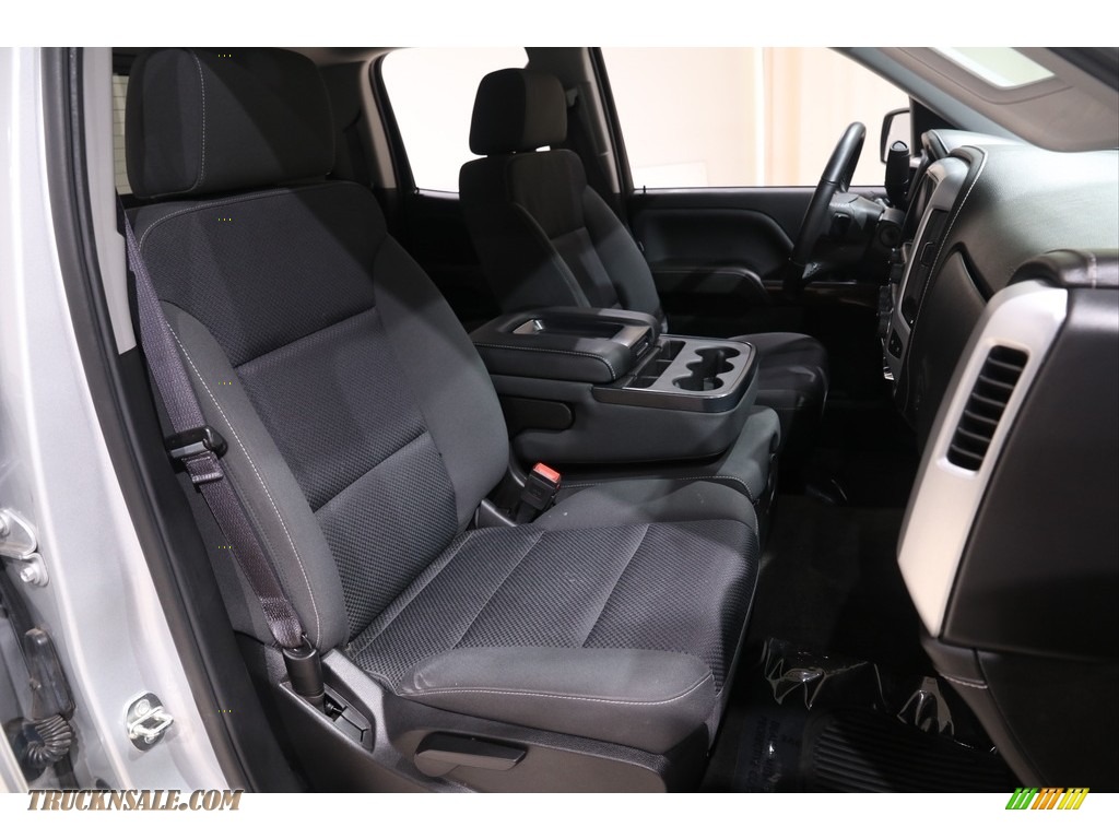 2017 Sierra 1500 SLE Double Cab 4WD - Quicksilver Metallic / Jet Black photo #14