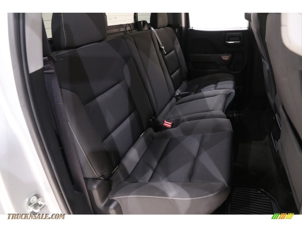 2017 Sierra 1500 SLE Double Cab 4WD - Quicksilver Metallic / Jet Black photo #15