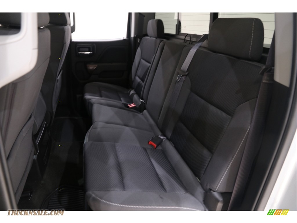 2017 Sierra 1500 SLE Double Cab 4WD - Quicksilver Metallic / Jet Black photo #16