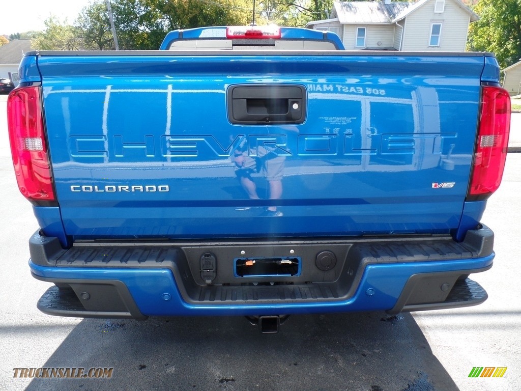 2021 Colorado Z71 Crew Cab 4x4 - Bright Blue Metallic / Jet Black photo #16