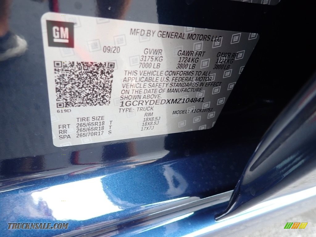 2021 Silverado 1500 LT Double Cab 4x4 - Northsky Blue Metallic / Jet Black photo #16
