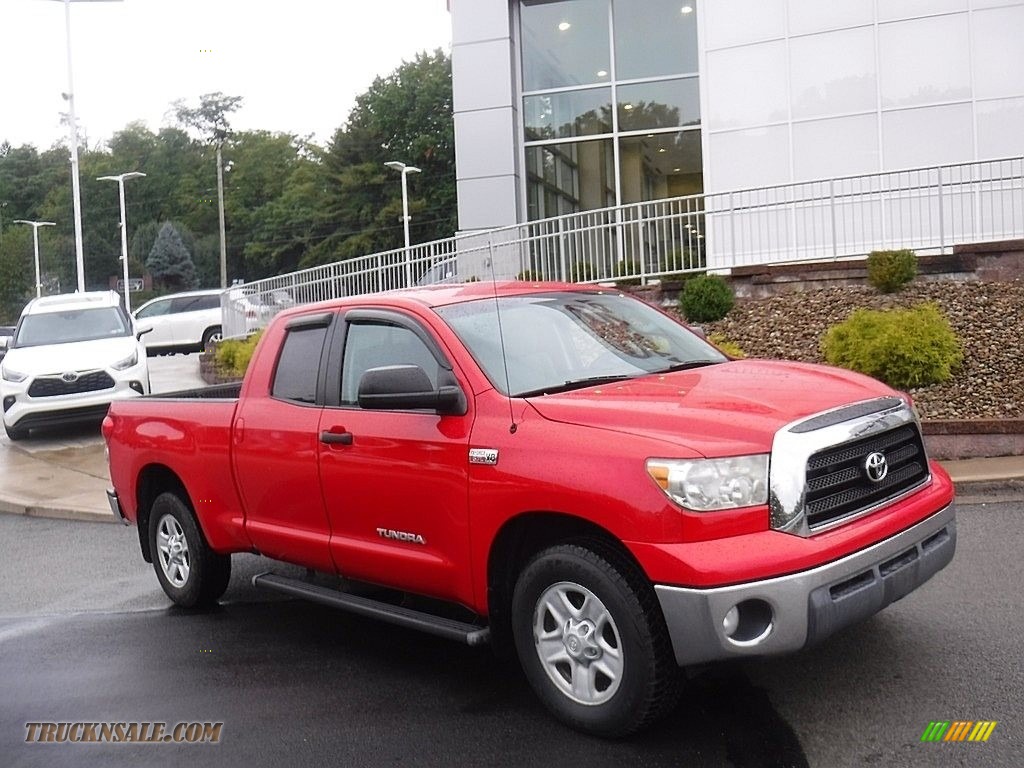 Radiant Red / Graphite Gray Toyota Tundra SR5 Double Cab 4x4