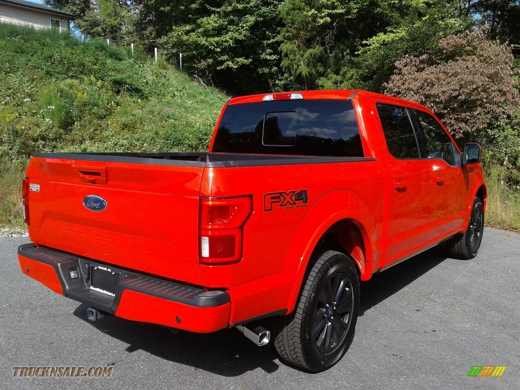 2020 F150 Lariat SuperCrew 4x4 - Race Red / Sport Special Edition Black/Red photo #8