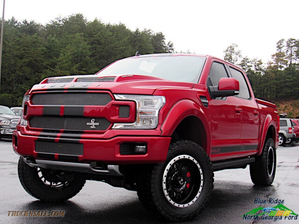 Rapid Red / Black Ford F150 Shelby Cobra Edition SuperCrew 4x4