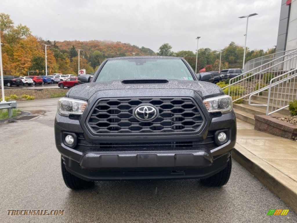 2021 Tacoma TRD Sport Double Cab 4x4 - Magnetic Gray Metallic / TRD Cement/Black photo #21