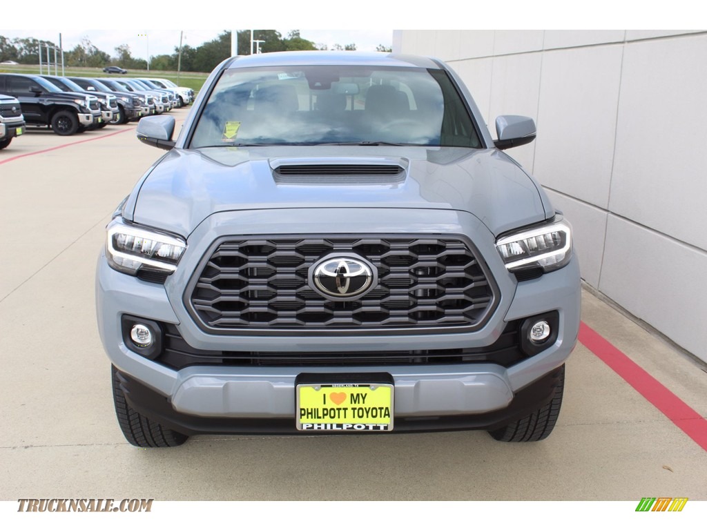2021 Tacoma TRD Sport Double Cab 4x4 - Cement / TRD Cement/Black photo #3
