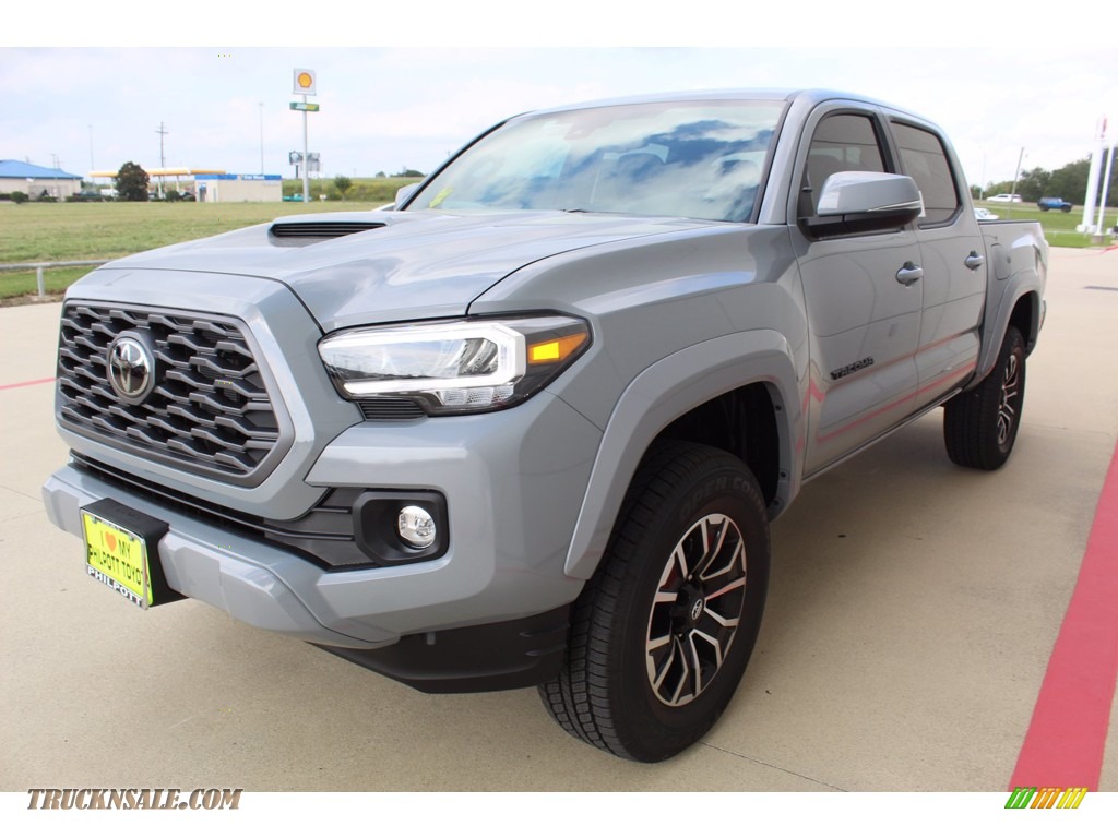 2021 Tacoma TRD Sport Double Cab 4x4 - Cement / TRD Cement/Black photo #4