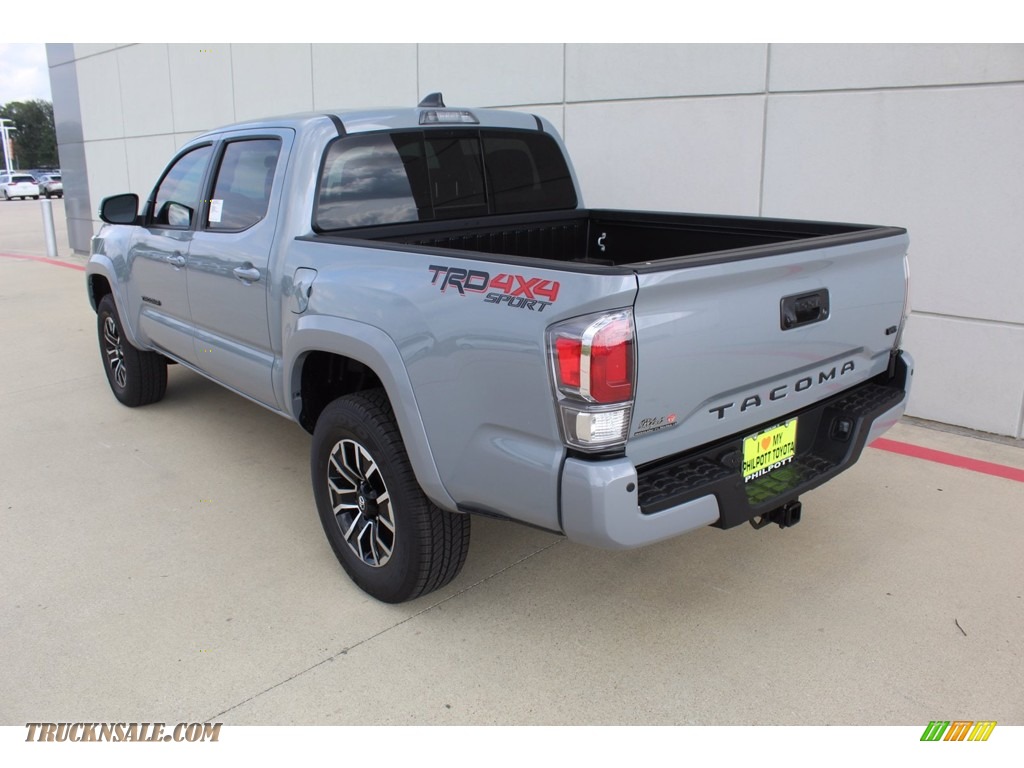 2021 Tacoma TRD Sport Double Cab 4x4 - Cement / TRD Cement/Black photo #6