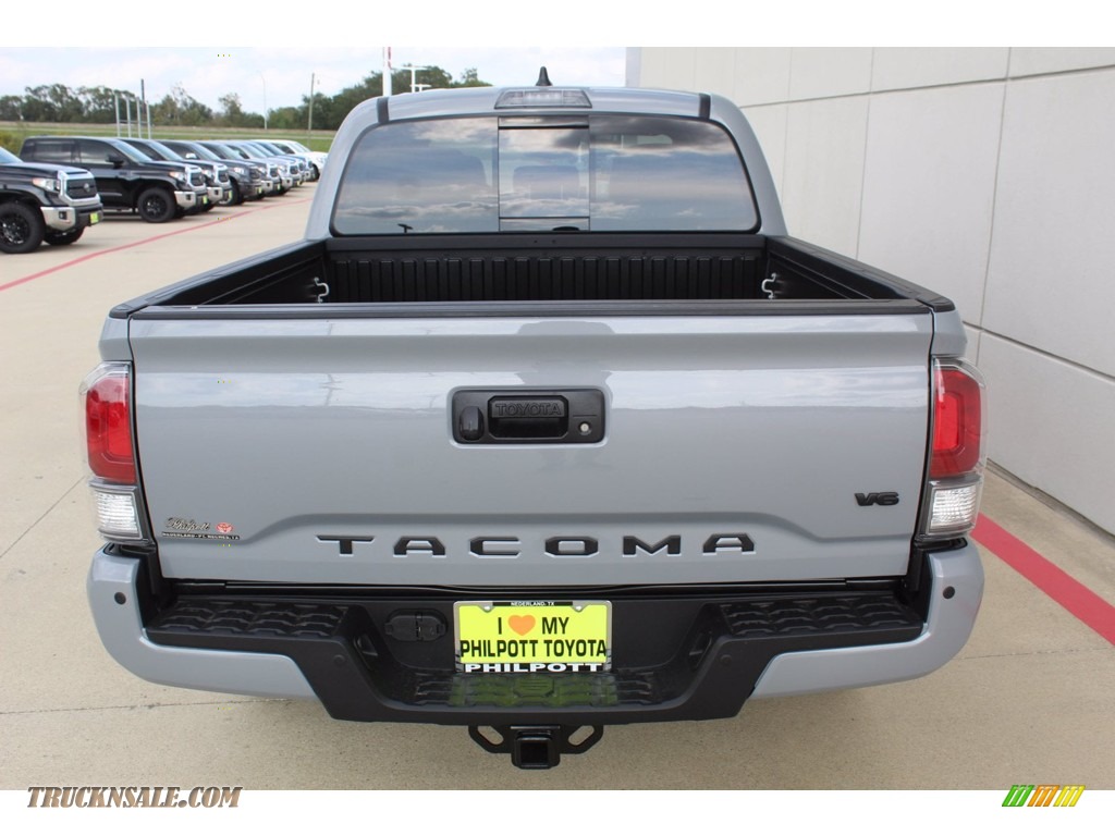2021 Tacoma TRD Sport Double Cab 4x4 - Cement / TRD Cement/Black photo #7