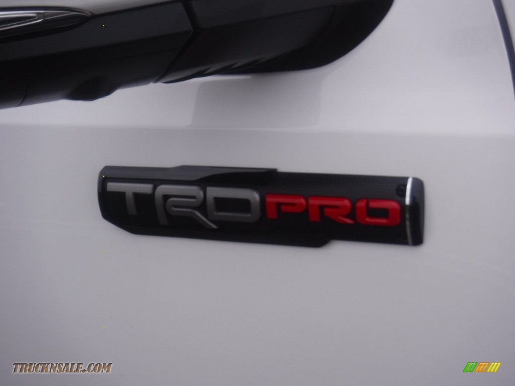 2020 Tacoma TRD Pro Double Cab 4x4 - Super White / Black photo #11
