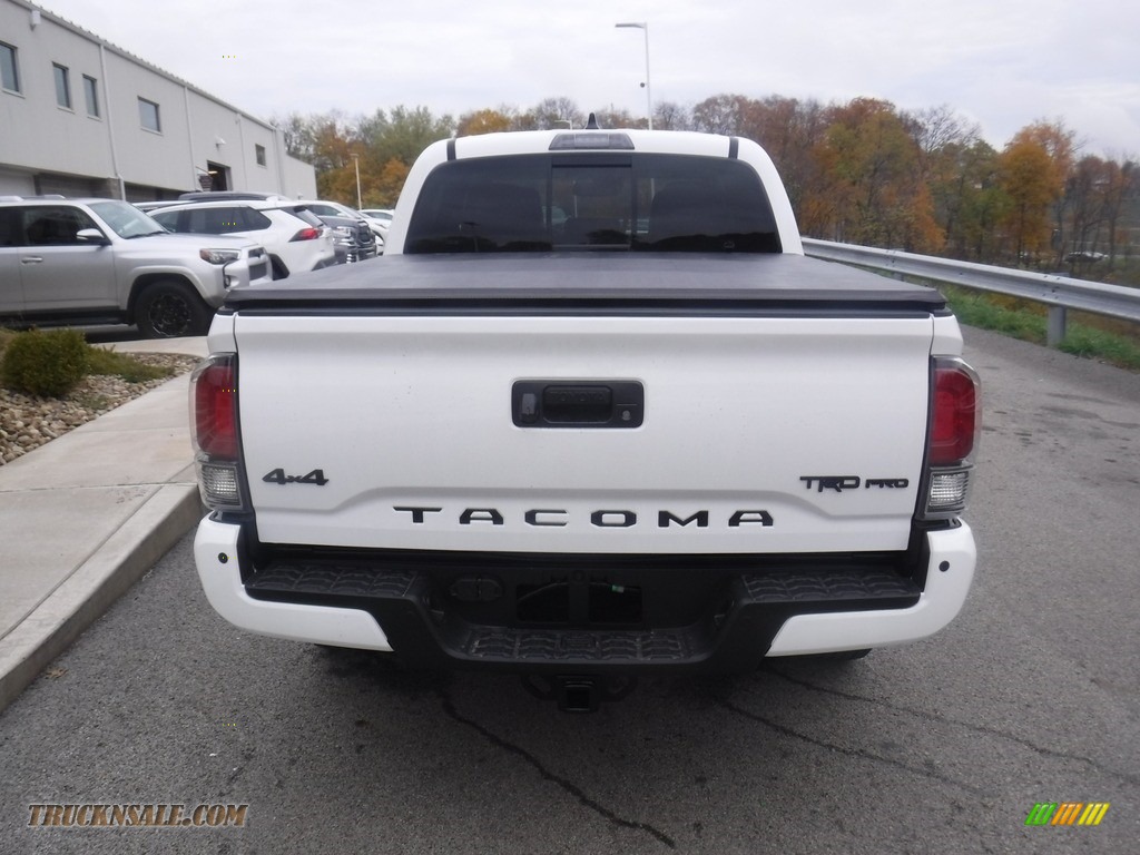 2020 Tacoma TRD Pro Double Cab 4x4 - Super White / Black photo #16
