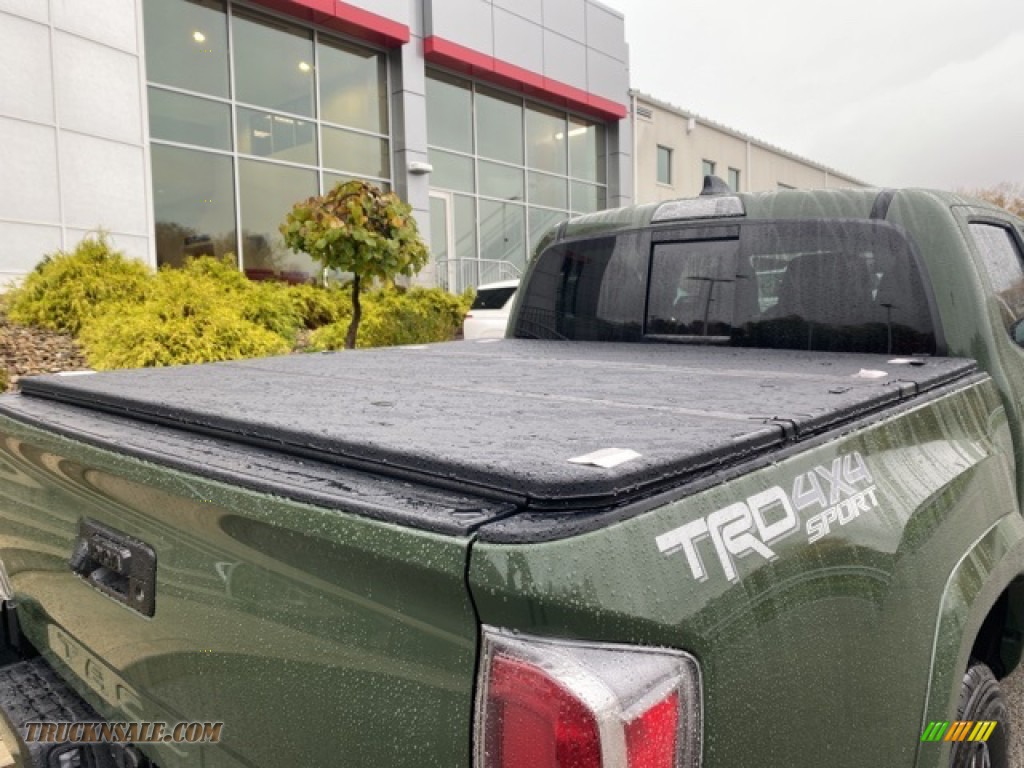 2021 Tacoma TRD Sport Double Cab 4x4 - Army Green / TRD Cement/Black photo #22
