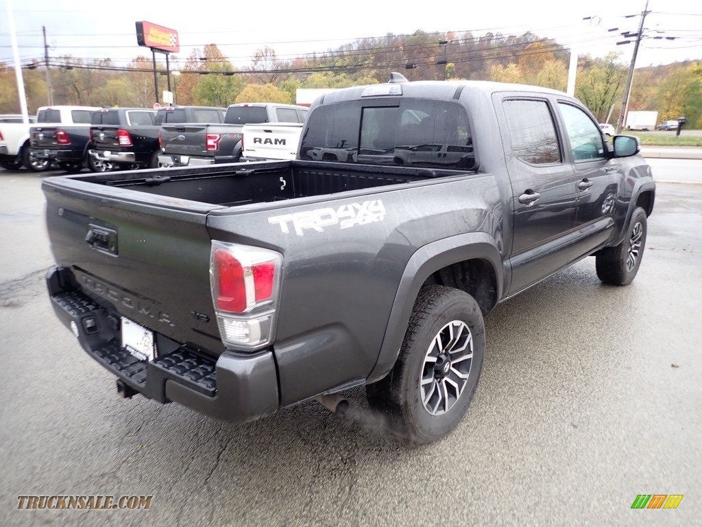 2020 Tacoma TRD Sport Double Cab 4x4 - Magnetic Gray Metallic / TRD Cement/Black photo #6