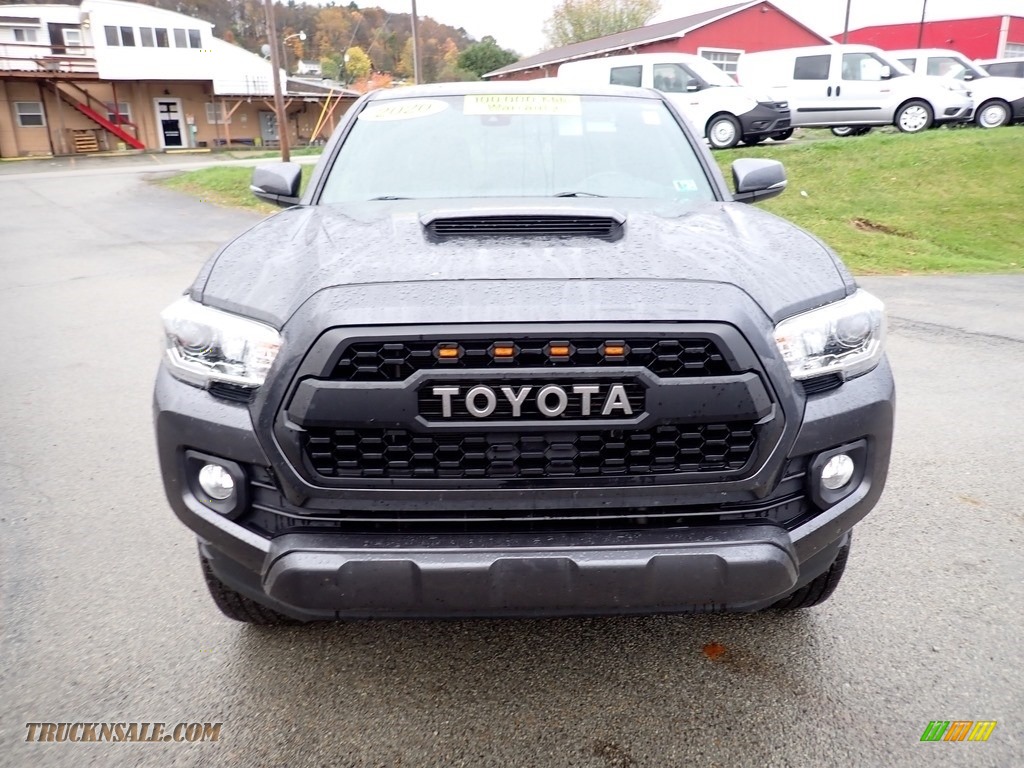 2020 Tacoma TRD Sport Double Cab 4x4 - Magnetic Gray Metallic / TRD Cement/Black photo #9