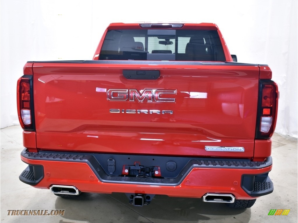 2021 Sierra 1500 Elevation Double Cab 4WD - Cardinal Red / Jet Black photo #3