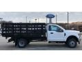 Ford F350 Super Duty XL Regular Cab 4x4 Chassis Stake Truck Oxford White photo #5