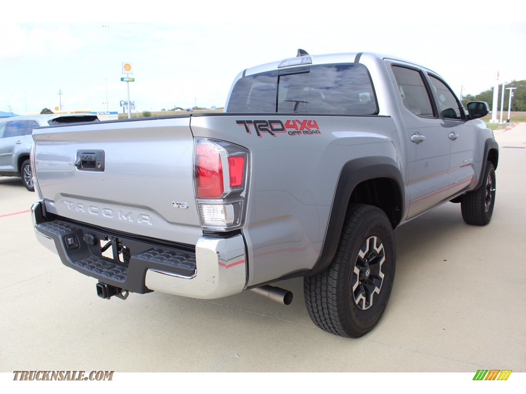 2021 Tacoma TRD Off Road Double Cab 4x4 - Silver Sky Metallic / TRD Cement/Black photo #8