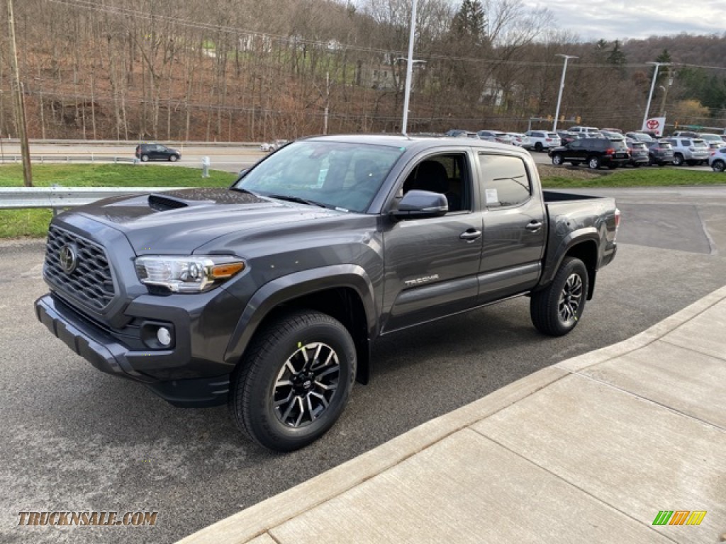 2021 Tacoma TRD Sport Double Cab 4x4 - Magnetic Gray Metallic / TRD Cement/Black photo #12