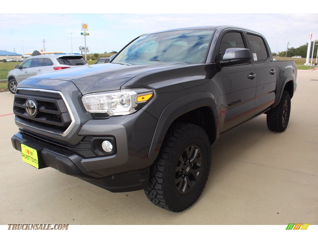 2021 Tacoma SR5 Double Cab - Magnetic Gray Metallic / Cement photo #4