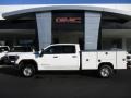 GMC Sierra 2500HD Crew Cab Chassis Utility Truck Summit White photo #2