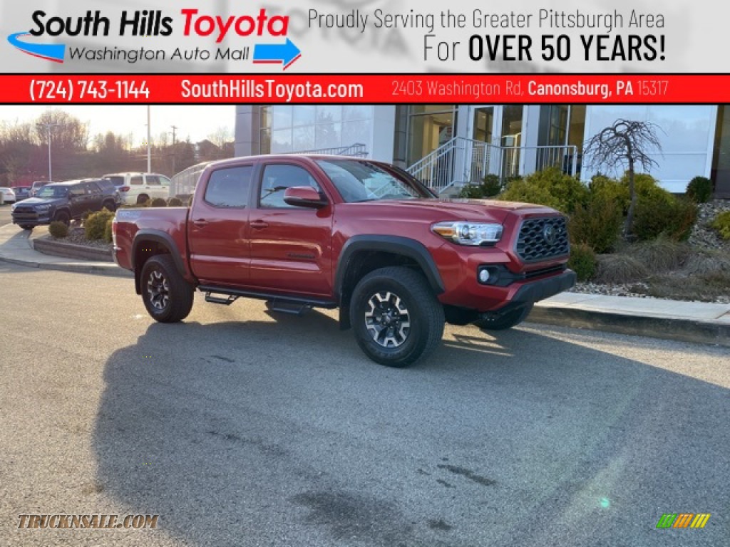 Barcelona Red Metallic / TRD Cement/Black Toyota Tacoma TRD Off Road Double Cab 4x4