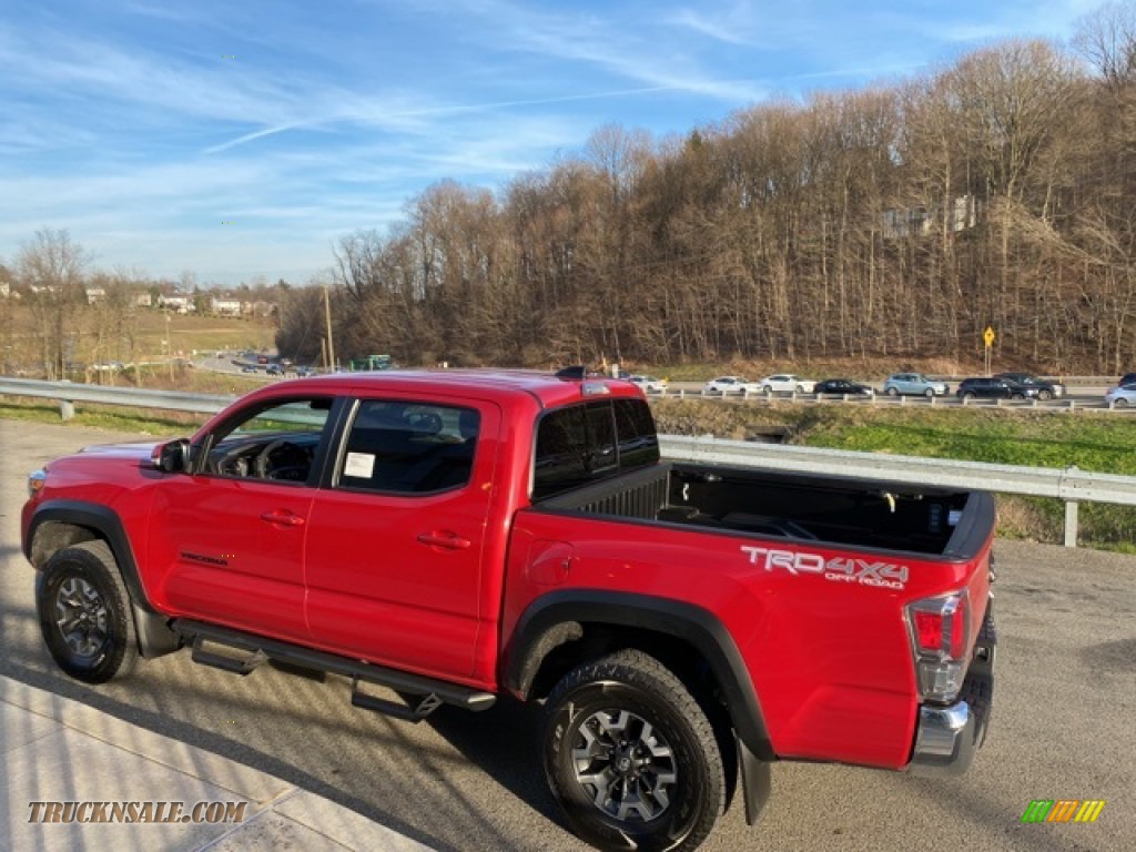 2021 Tacoma TRD Off Road Double Cab 4x4 - Barcelona Red Metallic / TRD Cement/Black photo #2
