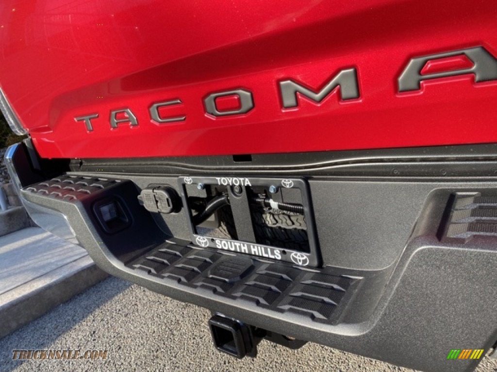 2021 Tacoma TRD Off Road Double Cab 4x4 - Barcelona Red Metallic / TRD Cement/Black photo #24