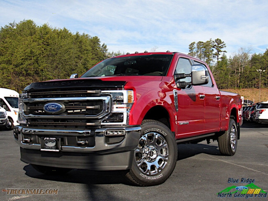 2020 Ford F250 Super Duty King Ranch Crew Cab 4x4 in Rapid Red for sale