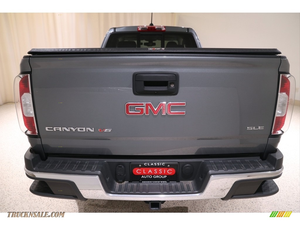 2020 Canyon SLE Extended Cab 4WD - Satin Steel Metallic / Jet Black photo #23
