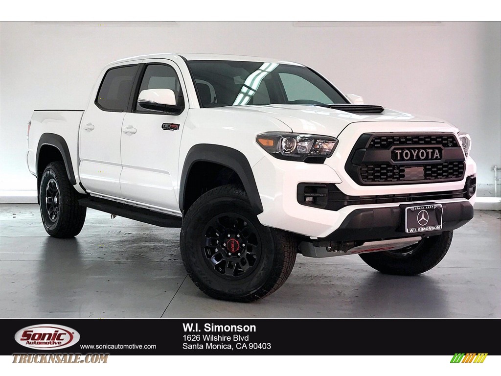 2019 Toyota Tacoma Trd Pro Double Cab 4x4 In Super White 197442