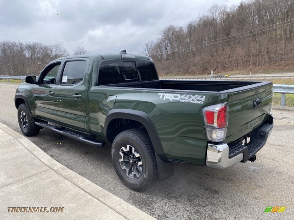 2021 Tacoma TRD Off Road Double Cab 4x4 - Army Green / TRD Cement/Black photo #2