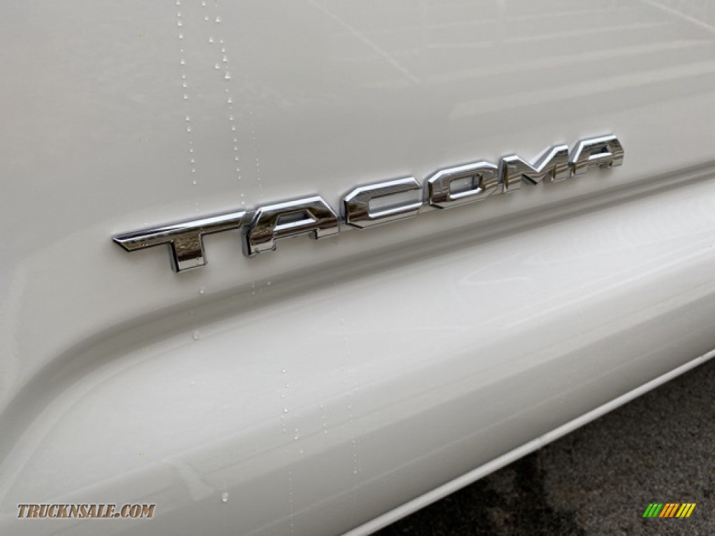 2021 Tacoma SR5 Double Cab 4x4 - Super White / Cement photo #25