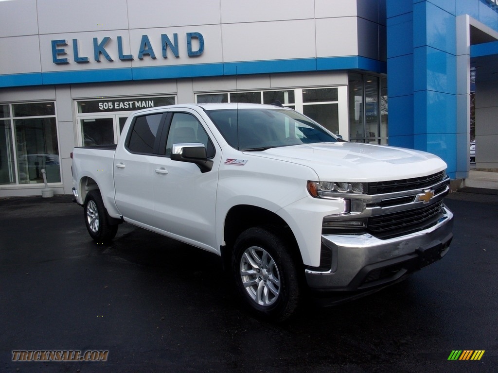 Summit White / Jet Black Chevrolet Silverado 1500 LT Crew Cab 4x4