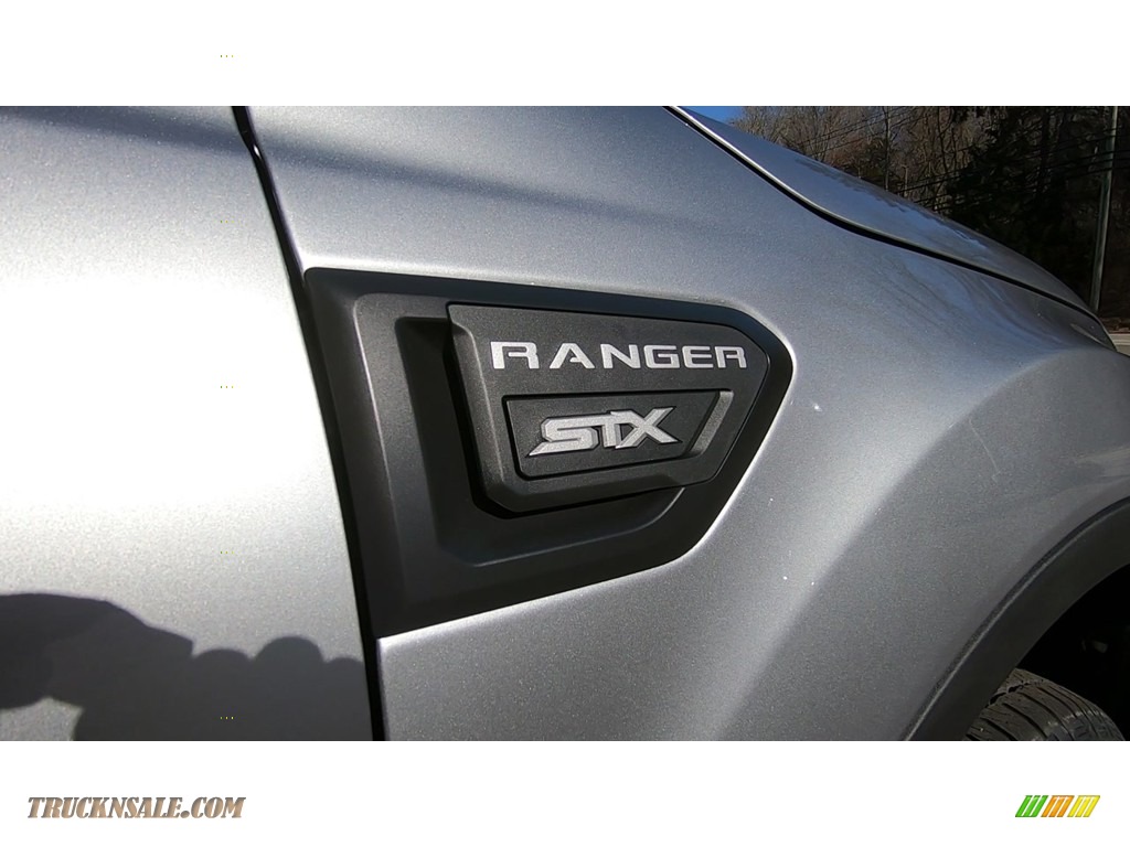 2021 Ranger STX SuperCab 4x4 - Iconic Silver Metallic / Ebony photo #25