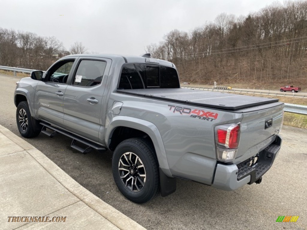2021 Tacoma TRD Sport Double Cab 4x4 - Cement / TRD Cement/Black photo #2