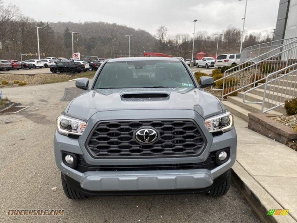 2021 Tacoma TRD Sport Double Cab 4x4 - Cement / TRD Cement/Black photo #11