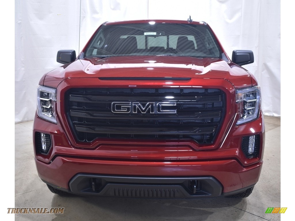 2021 Sierra 1500 Elevation Double Cab 4WD - Cayenne Red Tintcoat / Jet Black photo #4