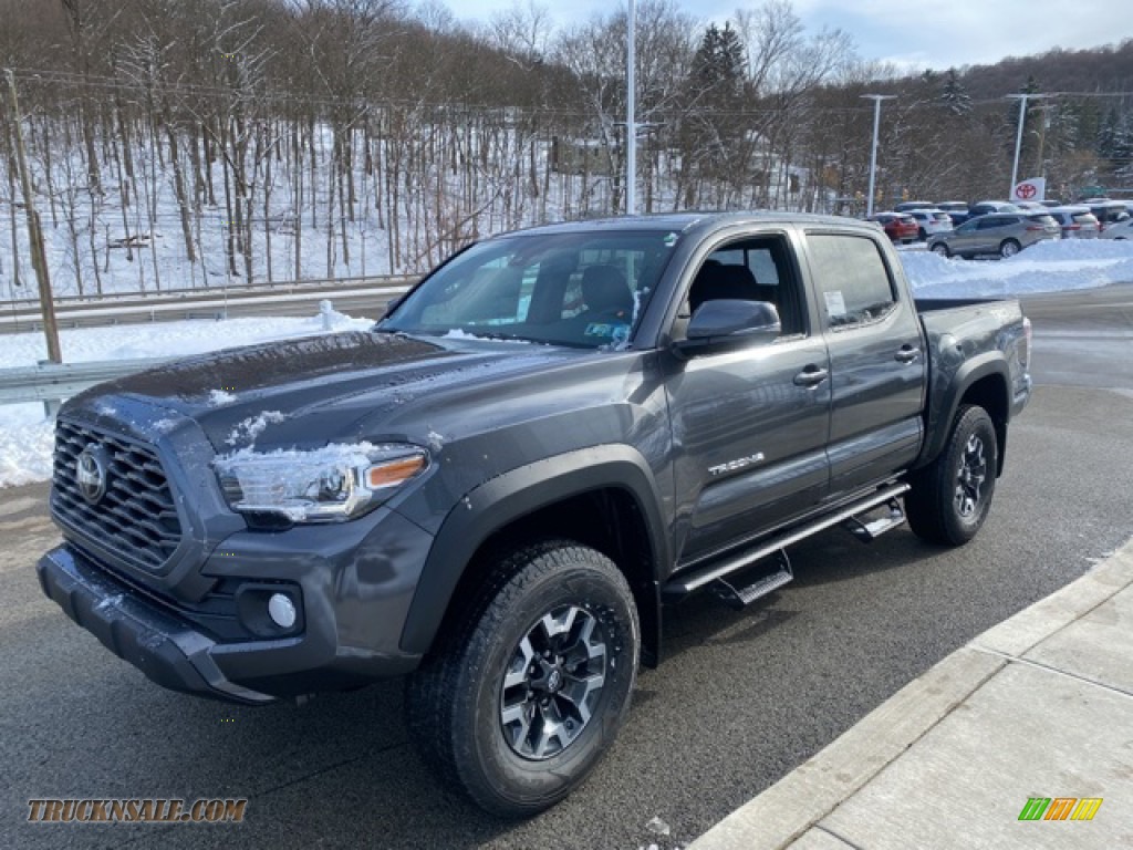 2021 Tacoma TRD Off Road Double Cab 4x4 - Magnetic Gray Metallic / TRD Cement/Black photo #12
