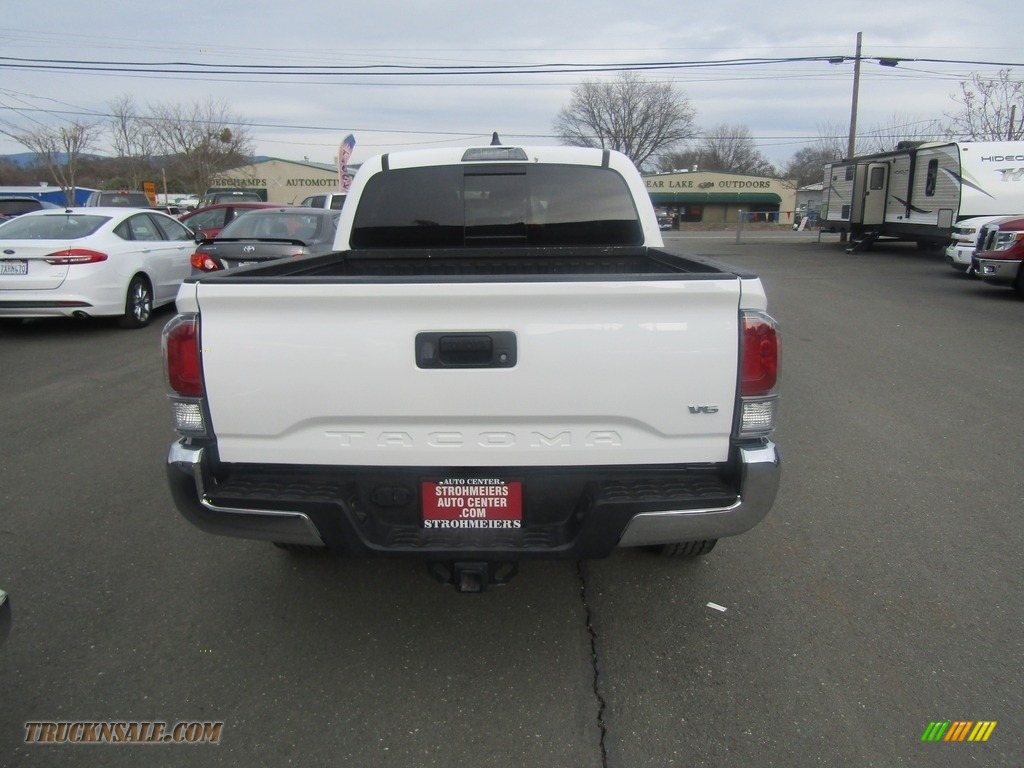 2020 Tacoma TRD Off Road Double Cab 4x4 - Super White / TRD Cement/Black photo #6