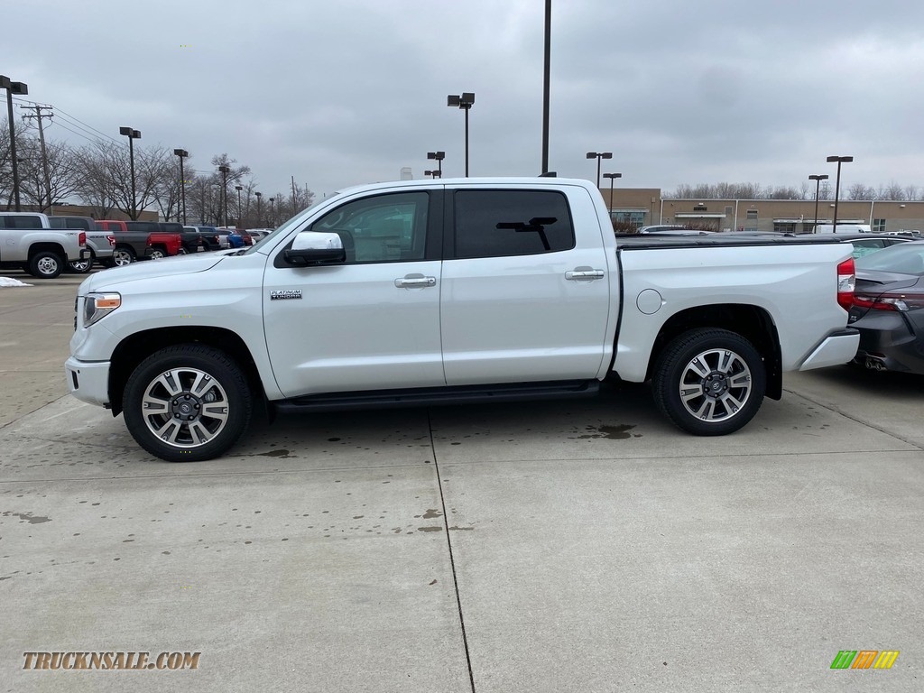 2021 Toyota Tundra Platinum CrewMax 4x4 in Wind Chill Pearl for sale