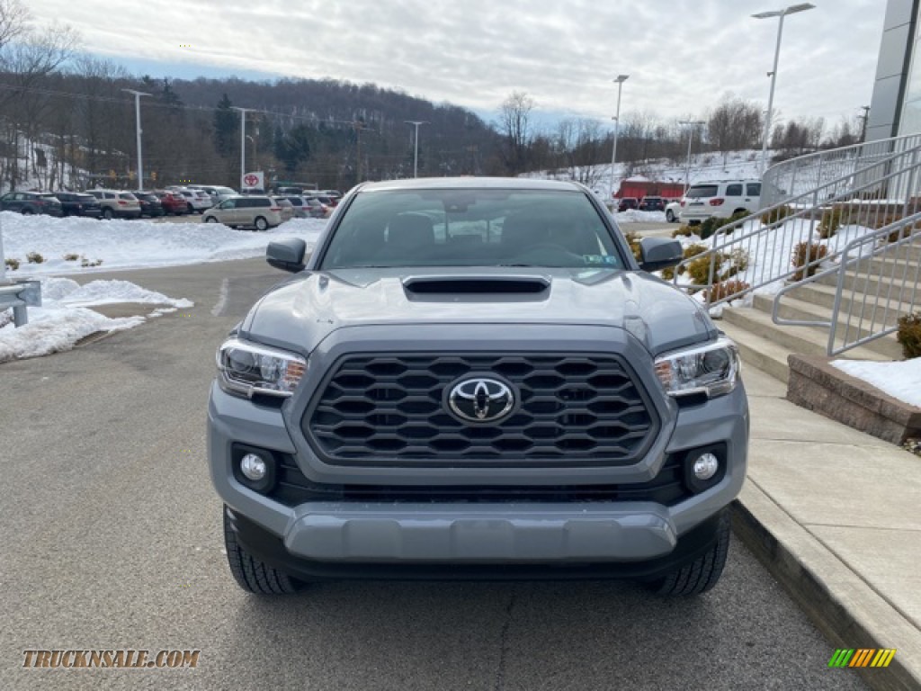 2021 Tacoma TRD Sport Double Cab 4x4 - Cement / TRD Cement/Black photo #11