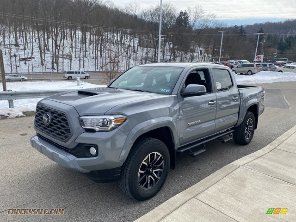 2021 Tacoma TRD Sport Double Cab 4x4 - Cement / TRD Cement/Black photo #12