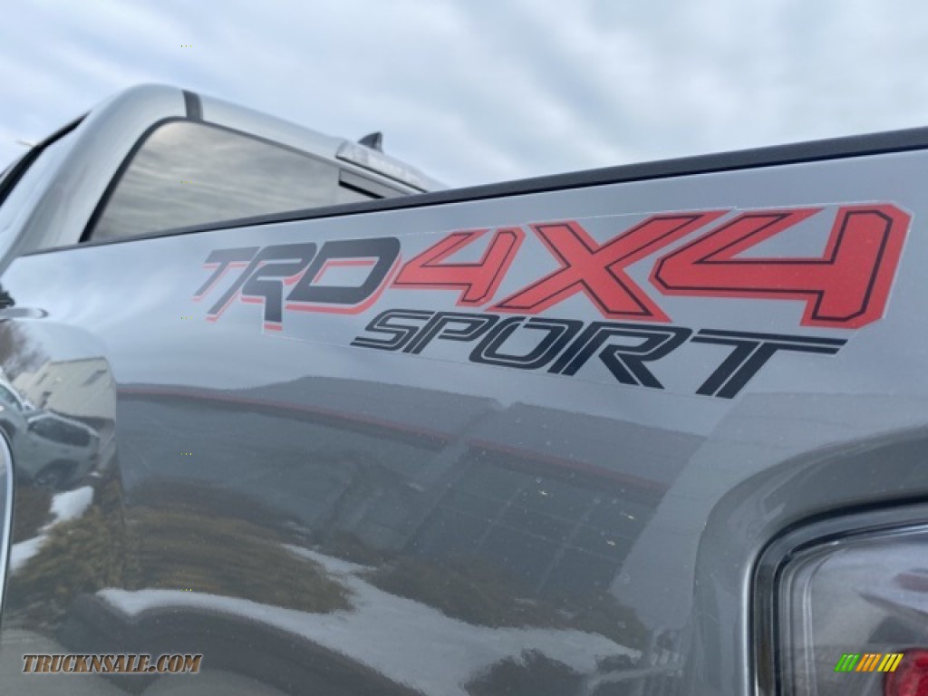 2021 Tacoma TRD Sport Double Cab 4x4 - Cement / TRD Cement/Black photo #24
