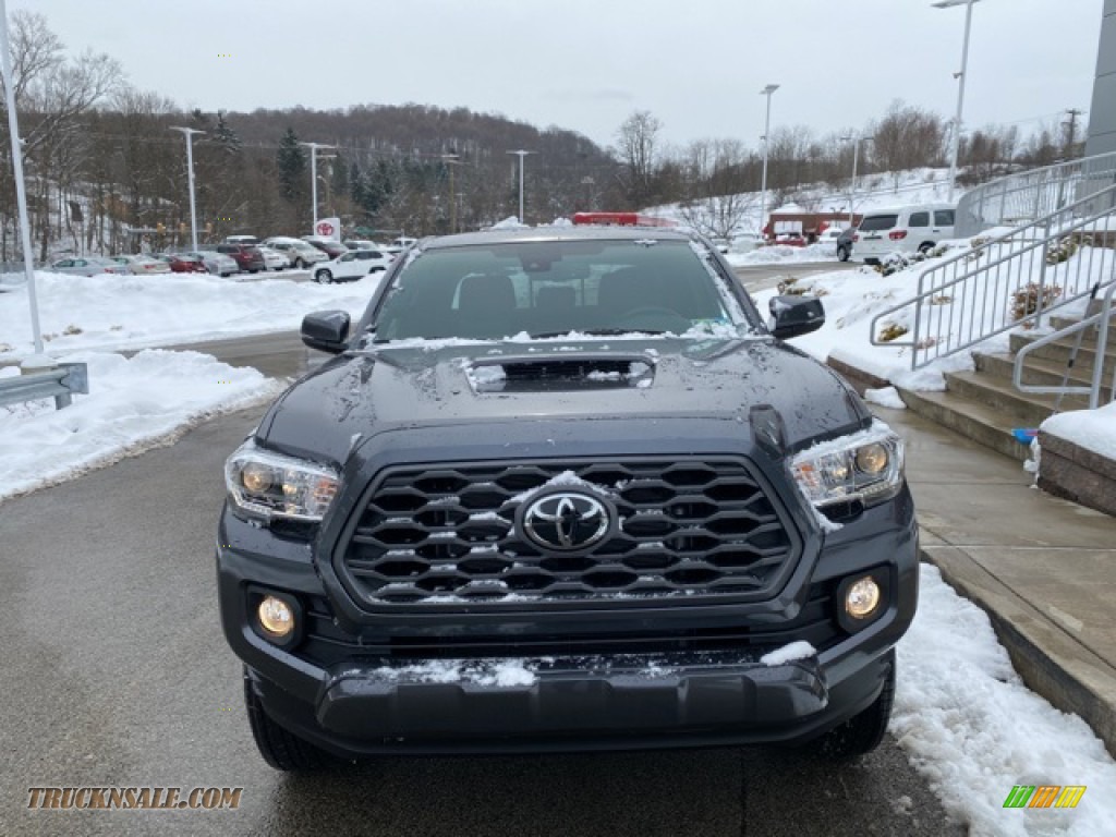 2021 Tacoma TRD Sport Double Cab 4x4 - Magnetic Gray Metallic / TRD Cement/Black photo #11
