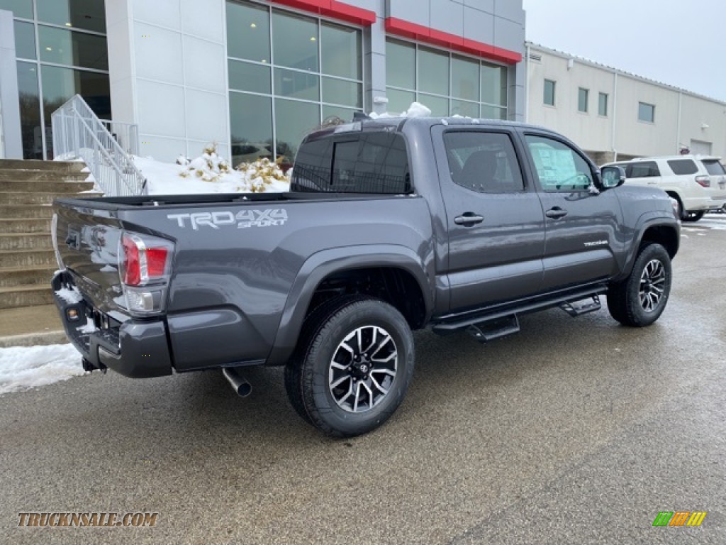 2021 Tacoma TRD Sport Double Cab 4x4 - Magnetic Gray Metallic / TRD Cement/Black photo #13